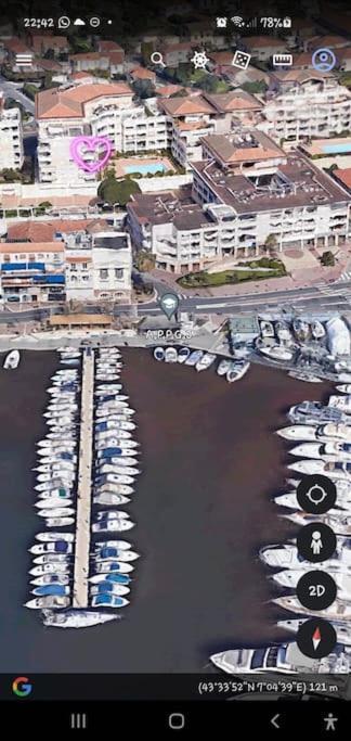 Standing Vue Mer Entre Cannes Et Antibes Golfe-Juan Exterior photo